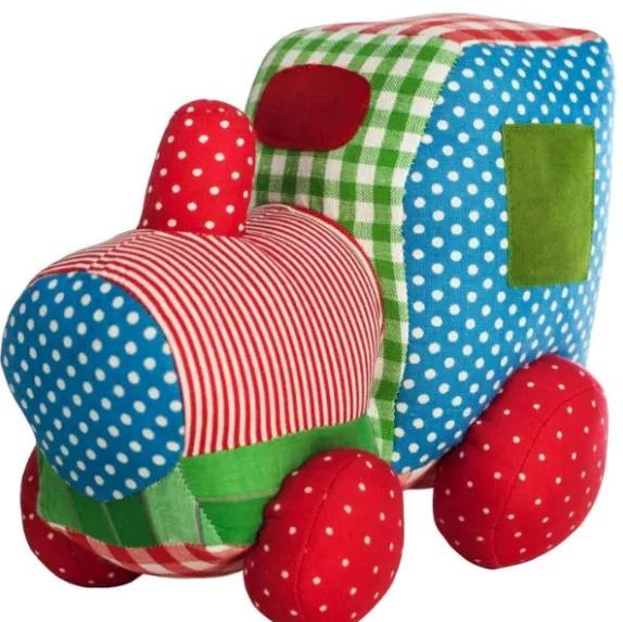 Jucarie din bumbac „Locomotiva „, lucru manual, 20 cm