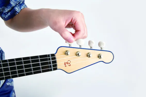 Chitara Ukulele cu lumini, Albastră Chitara Ukulele cu lumini, Albastră