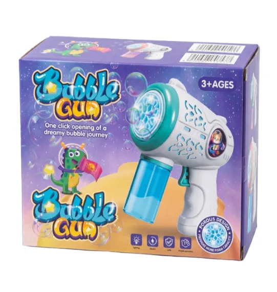 Pistol cu baloane de săpun, roz, cod 10005b