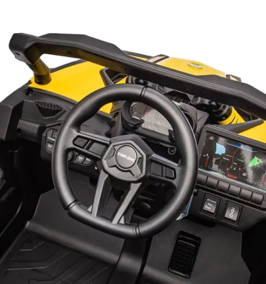 GB Masina electrica Can Am Maverick UTV, 12V10AHx1,galben, GB2396 GB Masina electrica Can Am Maverick UTV, 12V10AHx1,galben, GB2396