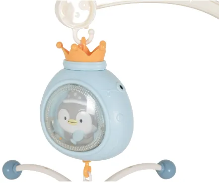 Carusel pentru patut Moni Penguin Blue Carusel pentru patut Moni Penguin Blue