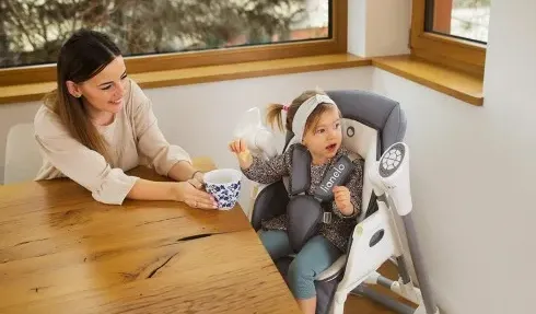 Scaun de masa cu funcție de balansare Lionelo Niles Gray Scaun de masa cu funcție de balansare Lionelo Niles Gray