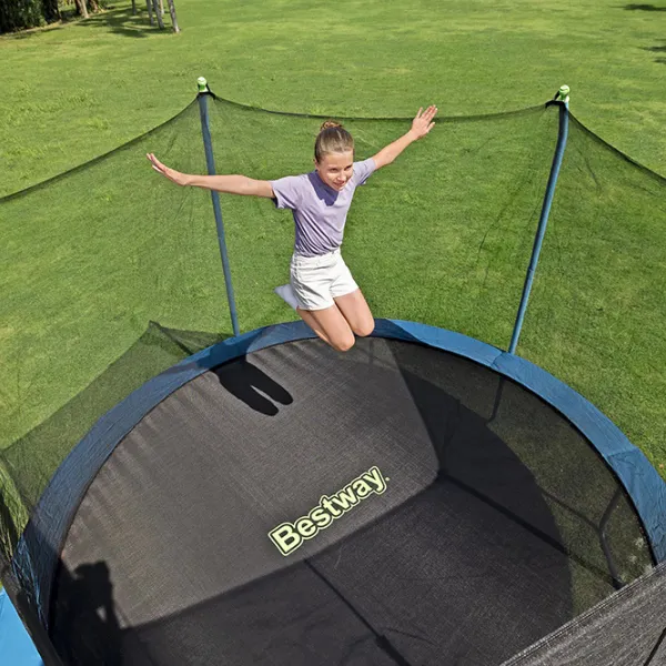 Bestway Trambulină cu arcuri și protecție Xtreme Air, 366 x 278 cm, până la 100 kg Bestway Trambulină cu arcuri și protecție Xtreme Air, 366 x 278 cm, până la 100 kg