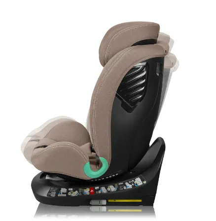 Scaun auto 40-150 cm (i-Size) Isofix Lionelo Bastiaan One Beige Sand, rotativ 360 Scaun auto 40-150 cm (i-Size) Isofix Lionelo Bastiaan One Beige Sand, rotativ 360