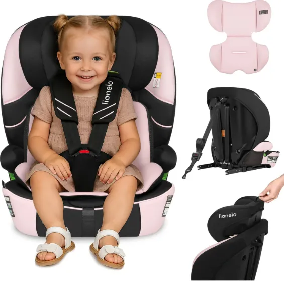 Scaun auto 76-150 cm (i-Size) Isofix Lionelo Levi Fix Pink Baby Scaun auto 76-150 cm (i-Size) Isofix Lionelo Levi Fix Pink Baby