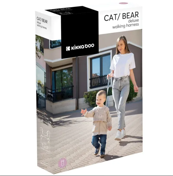 Ham de siguranta KikkaBoo Bear Grey Ham de siguranta KikkaBoo Bear Grey