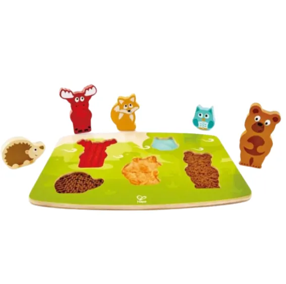 Puzzle tactil „Animale din pădure” Puzzle tactil „Animale din pădure”