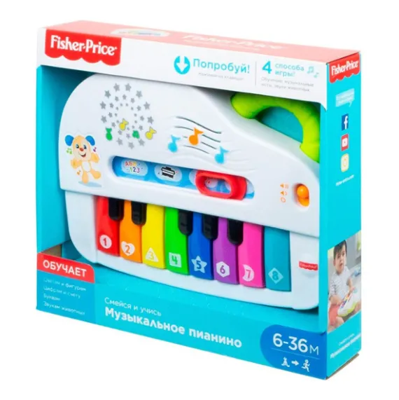 Fisher Price Pianul Catelului Inteligent (ru) Fisher Price Pianul Catelului Inteligent (ru)