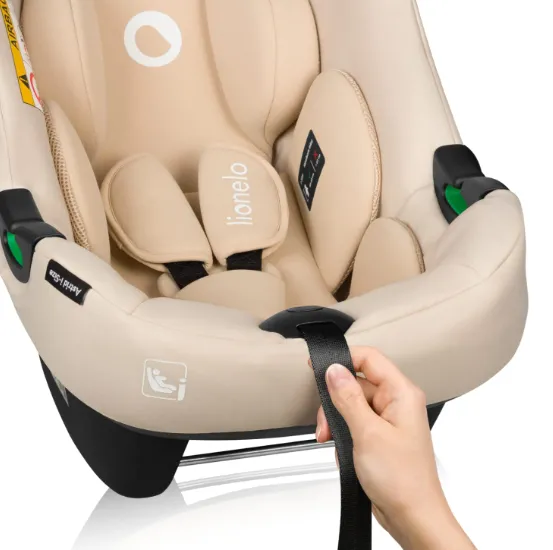 Set scoică auto 40-87 cm și baza Isofix (I-Size) Lionelo Astrid Beige Sand Set scoică auto 40-87 cm și baza Isofix (I-Size) Lionelo Astrid Beige Sand