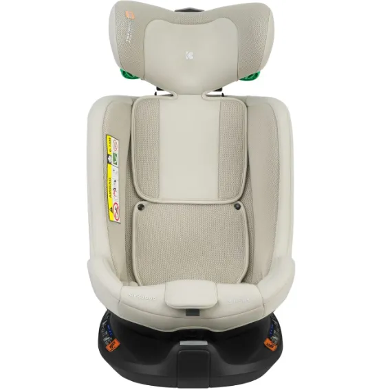 Scaun auto 40-150 cm (i-Size) Isofix KikkaBoo i-Van Light Beige, rotativ 360 Scaun auto 40-150 cm (i-Size) Isofix KikkaBoo i-Van Light Beige, rotativ 360