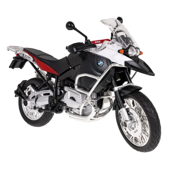 Motocicleta RASTAR Die cast 1:9 BMW R1200GS, alb, cod 1927D Motocicleta RASTAR Die cast 1:9 BMW R1200GS, alb, cod 1927D