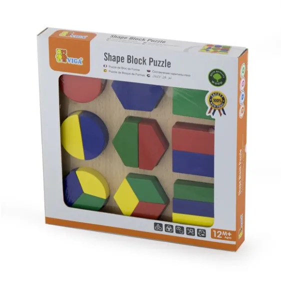 Puzzle sortator cu forme geometrice si fractii Puzzle sortator cu forme geometrice si fractii