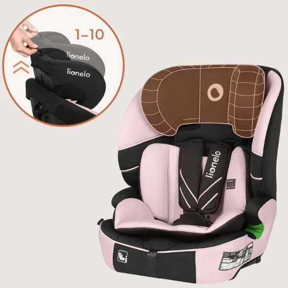 Scaun auto 76-150 cm (i-Size) Isofix Lionelo Levi Fix Pink Baby Scaun auto 76-150 cm (i-Size) Isofix Lionelo Levi Fix Pink Baby