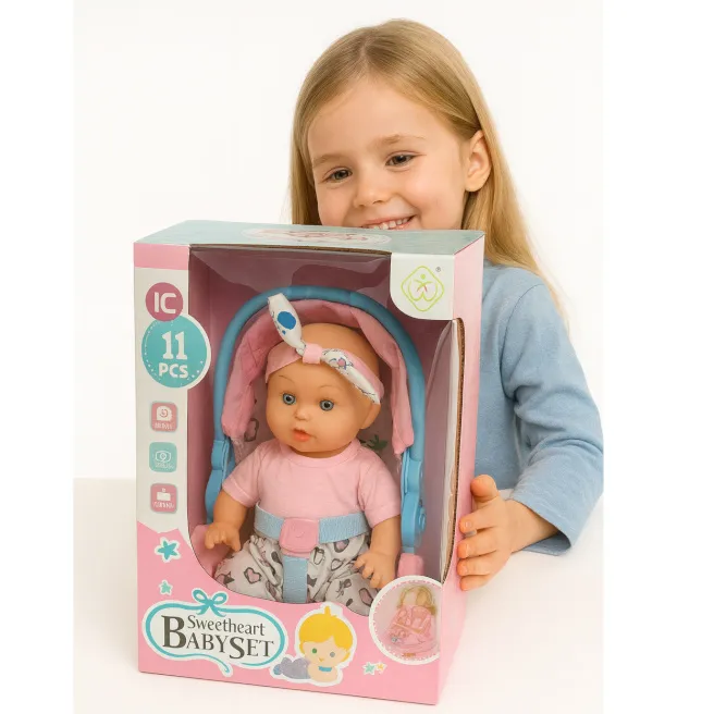 Păpușel cu accesorii, 29 cm, cod 942072 Păpușel cu accesorii, 29 cm, cod 942072