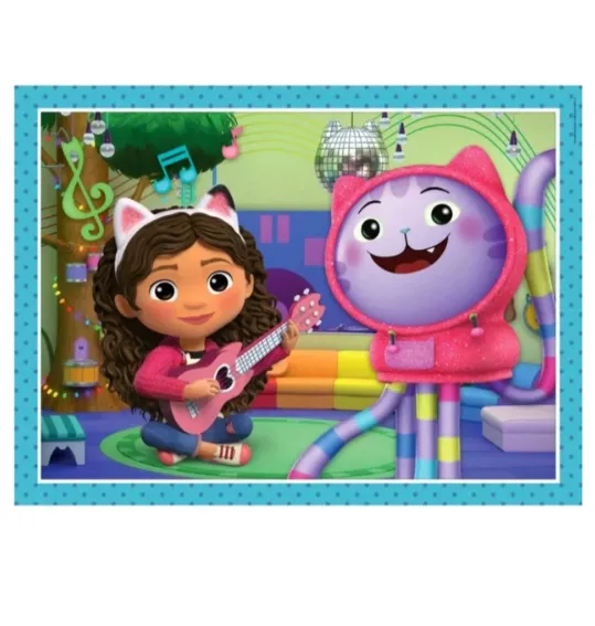 Clementoni Puzzle 4 în 1 „Casa de păpuși a lui Gabby” (21524) Clementoni Puzzle 4 în 1 „Casa de păpuși a lui Gabby” (21524)