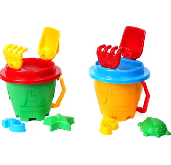 Set pentru nisip cu găletușă tip castel și accesorii, Technok (2278)