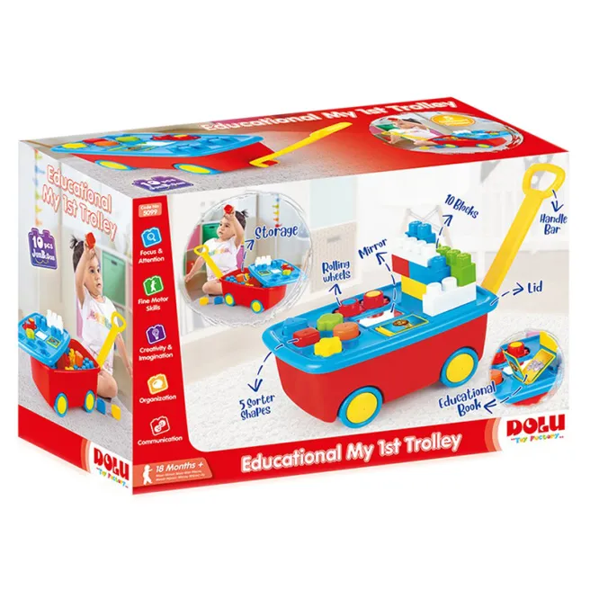 DL Cărucior cu constructor, colorat DL Cărucior cu constructor, colorat