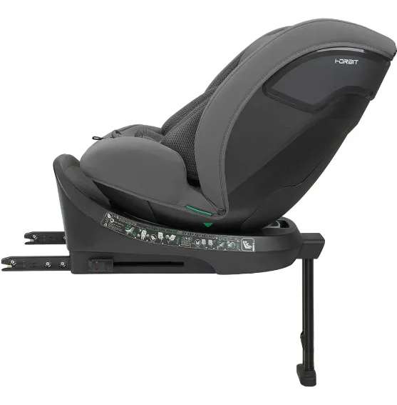Scaun auto 40-150 cm (i-Size) Isofix KikkaBoo i-Orbit Dark Grey, rotativ 360 Scaun auto 40-150 cm (i-Size) Isofix KikkaBoo i-Orbit Dark Grey, rotativ 360