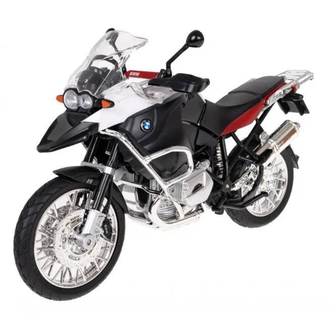 Motocicleta RASTAR Die cast 1:9 BMW R1200GS, alb, cod 1927D Motocicleta RASTAR Die cast 1:9 BMW R1200GS, alb, cod 1927D