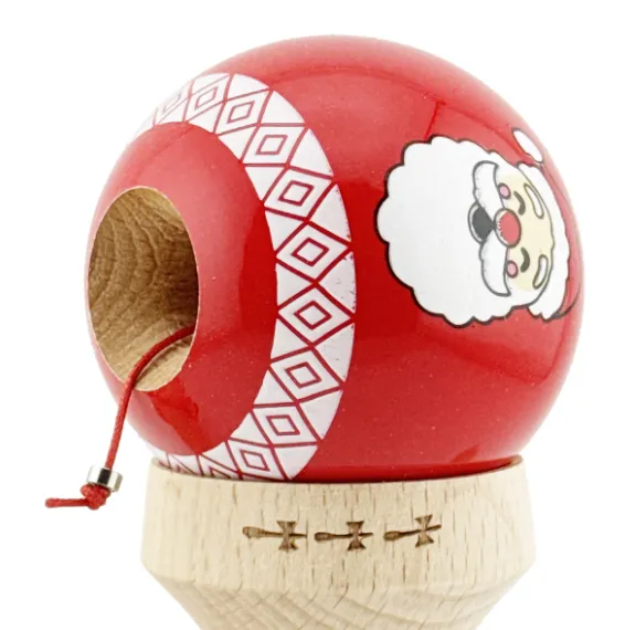 „Kendama Flippy X Original: Moș Crăciun”, Profesionala, Rulment Metalic, Ața 55 cm, Cupe Mari, 7.5 x 6 x 18 cm „Kendama Flippy X Original: Moș Crăciun”, Profesionala, Rulment Metalic, Ața 55 cm, Cupe Mari, 7.5 x 6 x 18 cm