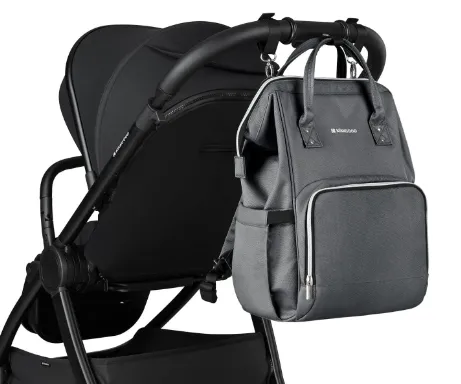 Geanta pentru mame KikkaBoo Siena Dark Grey Geanta pentru mame KikkaBoo Siena Dark Grey
