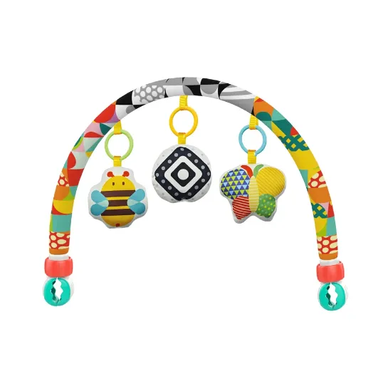 Arc de joacă cu jucării textile suspendate, Huanger HE0316 (78027)