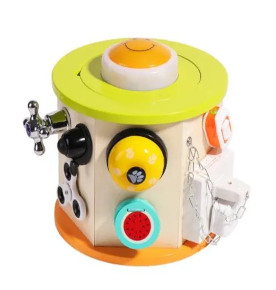Busyboard educativ din lemn, 2115D