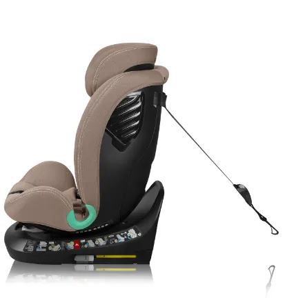 Scaun auto 40-150 cm (i-Size) Isofix Lionelo Bastiaan One Beige Sand, rotativ 360 Scaun auto 40-150 cm (i-Size) Isofix Lionelo Bastiaan One Beige Sand, rotativ 360