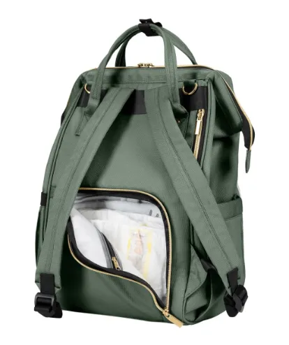 Geanta pentru mame KikkaBoo Siena Army Green Geanta pentru mame KikkaBoo Siena Army Green