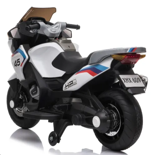 Motocicletă electrică pentru copii (MX609/5 alba) Motocicletă electrică pentru copii (MX609/5 alba)