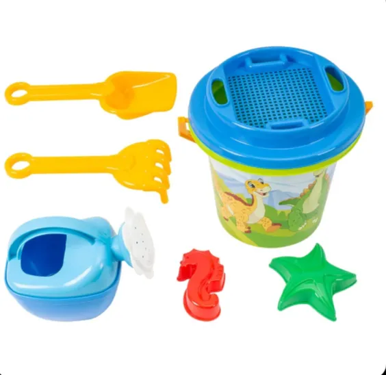 Set pentru nisip cu găletușă, stropitoare și accesorii, Technok (0106)