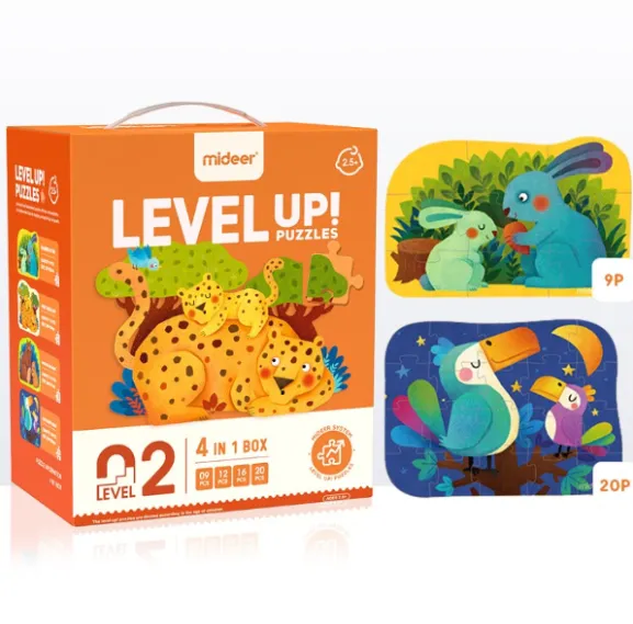 Seria de puzzle-uri „Mama și copilul”, 4 în 1, nivelul 2 Seria de puzzle-uri „Mama și copilul”, 4 în 1, nivelul 2