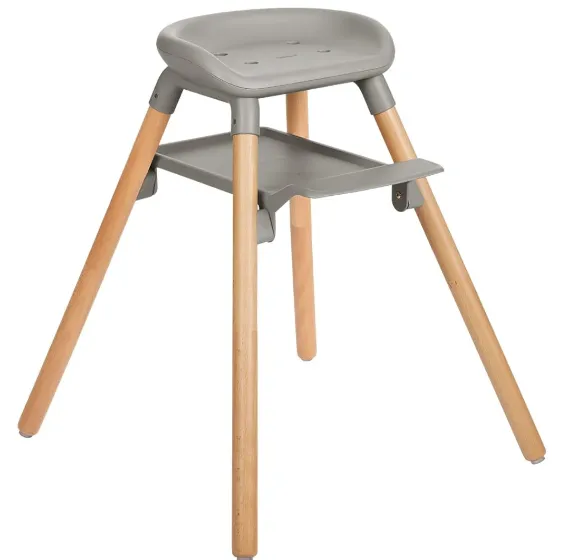Scaun de masa 6 in 1 Kikkaboo Woody Grey Scaun de masa 6 in 1 Kikkaboo Woody Grey