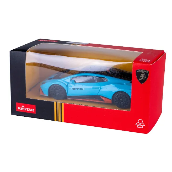 Mașină RASTAR Die cast 1:43 Lamborghini Huracan STO, albastru, cod 1914D Mașină RASTAR Die cast 1:43 Lamborghini Huracan STO, albastru, cod 1914D