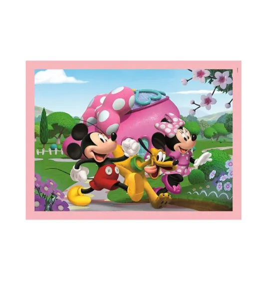 Clementoni Puzzle 4 in 1 Clubul Mickey Mouse (21755) Clementoni Puzzle 4 in 1 Clubul Mickey Mouse (21755)