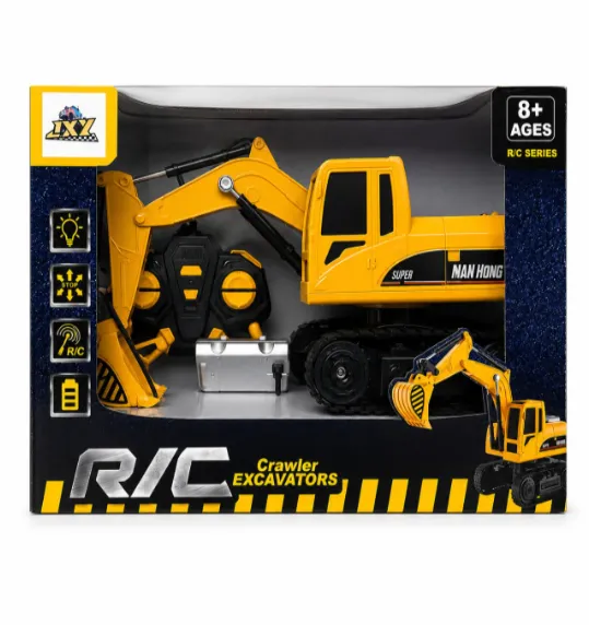 Excavator cu telecomandă, 5 funcții, acumulator și cablu USB, cod 10345a