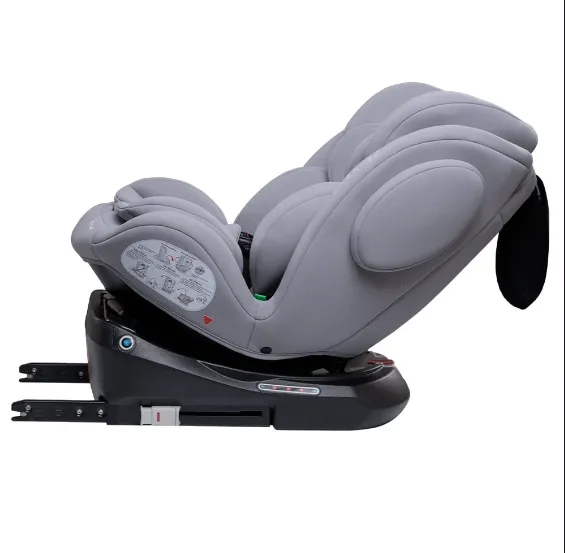 Scaun auto 40-150 cm (i-Size) Isofix Kikkaboo i-Felix Light Grey, rotativ 360 Scaun auto 40-150 cm (i-Size) Isofix Kikkaboo i-Felix Light Grey, rotativ 360