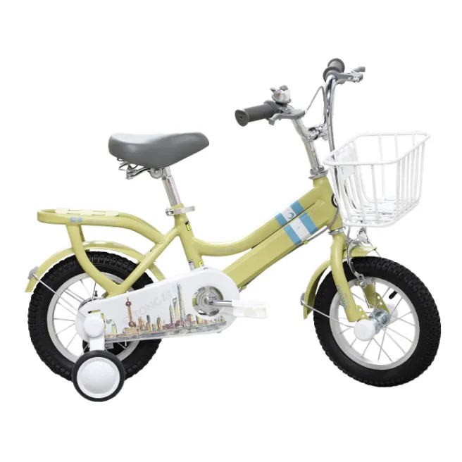 Bicicletă pentru copii 12 art. TN22A04, galbenă, cod 61302