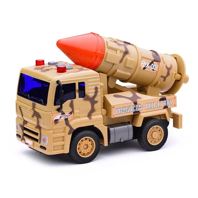 WY Camion 1:20 „Missile Launcher Truck” (lumină, sunet), maro, cod 57911 WY Camion 1:20 „Missile Launcher Truck” (lumină, sunet), maro, cod 57911
