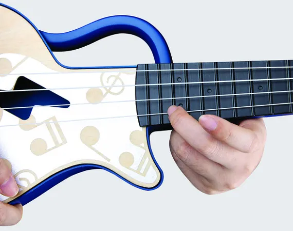 Chitara Ukulele cu lumini, Albastră Chitara Ukulele cu lumini, Albastră