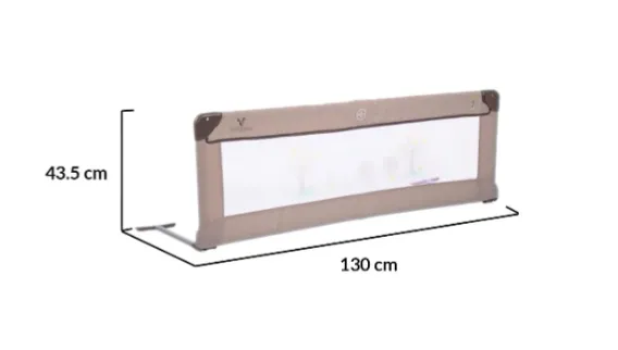 Bariera de protectie pentru pat Moni Beige, 130 cm Bariera de protectie pentru pat Moni Beige, 130 cm