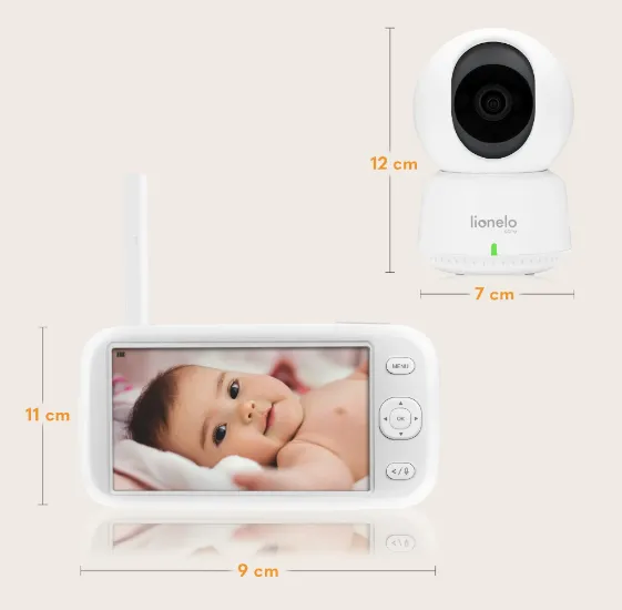 Monitor video bebelusi Lionelo Babyline 9.1, 5 Monitor video bebelusi Lionelo Babyline 9.1, 5