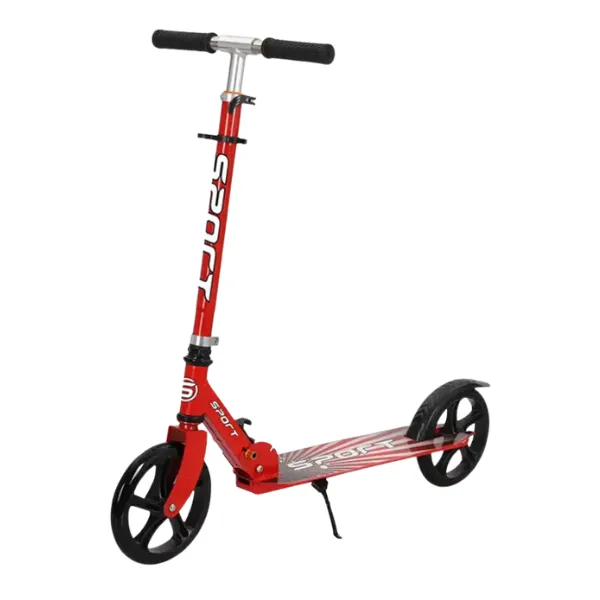 Trotinetă pliabilă cu 2 roți, înălțime reglabilă și greutate maximă de 100 kg, 3 culori Trotinetă pliabilă cu 2 roți, înălțime reglabilă și greutate maximă de 100 kg, 3 culori