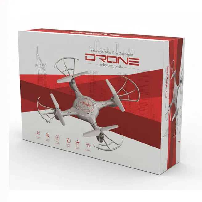 Quadcopter de altitudine fixă, roșu, cod 1259D Quadcopter de altitudine fixă, roșu, cod 1259D