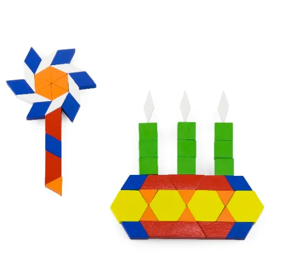Set de 250 cuburi geometrice Set de 250 cuburi geometrice