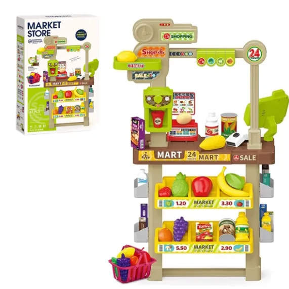 Set de joacă pentru copii „Minimarket”, 61 elem.