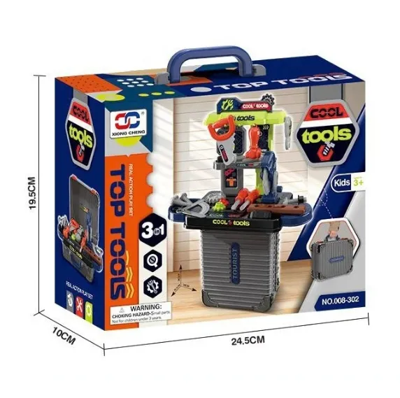 Set de joacă cu unelte 3 în 1 Set de joacă cu unelte 3 în 1