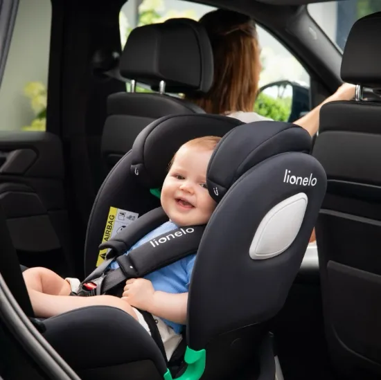 Scaun auto 0-36kg (i-Size) Isofix Lionelo Braam Air Black Carbon , rotativ 360 Scaun auto 0-36kg (i-Size) Isofix Lionelo Braam Air Black Carbon , rotativ 360