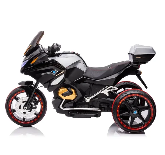 Motocicleta pe acumulator pentru copii (RT1698 / 3 neagra) Motocicleta pe acumulator pentru copii (RT1698 / 3 neagra)