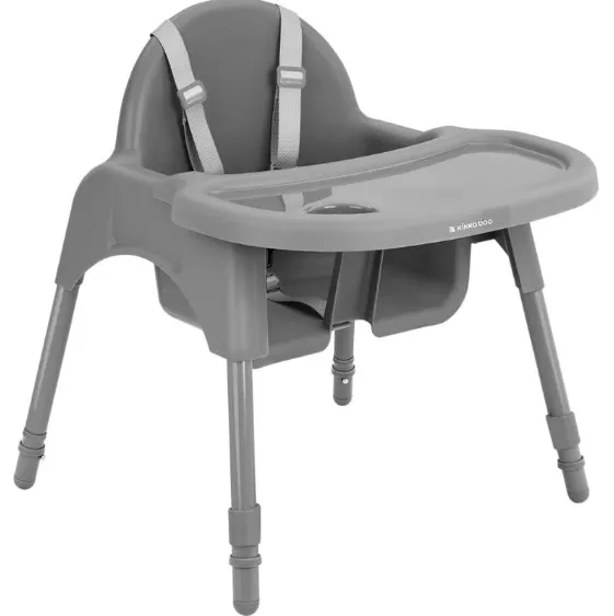 Scaun de masa 2 in 1 Kikkaboo Jammy White Scaun de masa 2 in 1 Kikkaboo Jammy White